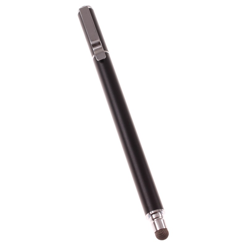 Stylus Touch Screen Pen Fiber Tip Aluminum Lightweight Black for Cell Phones