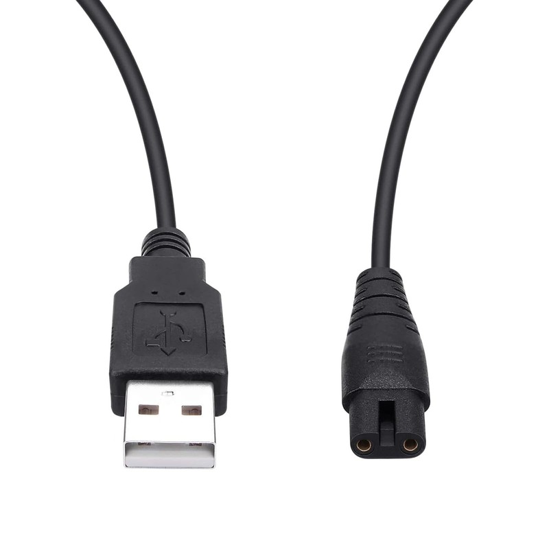 USB Charging Cable for Nicwell, Fairywill, Aquasonic, MOSPRO, Nicefeel, Black