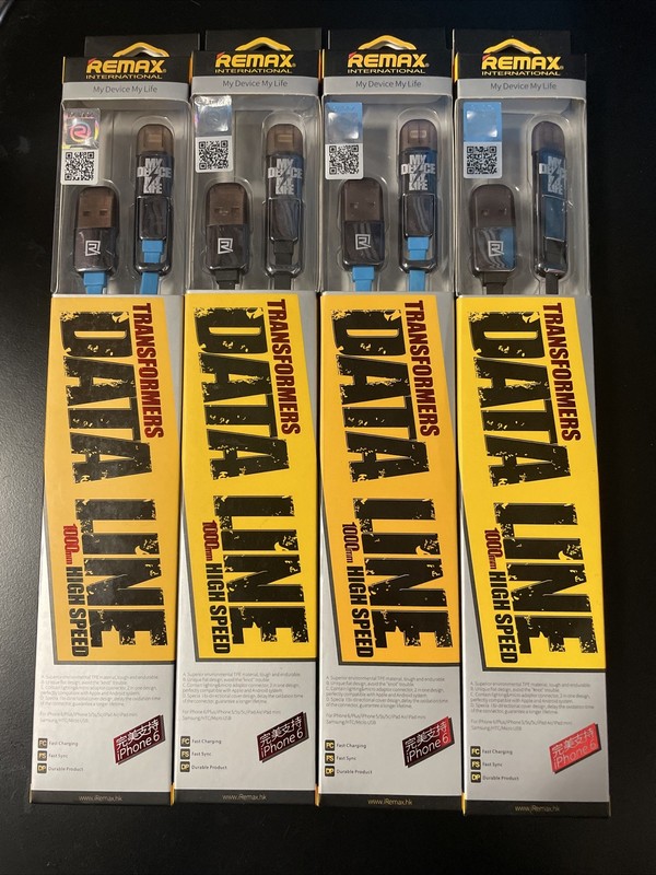 Remax Transformers Data Line 2 In 1 (micro To Apple)