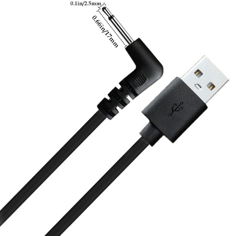 Replacement DC Charging Cable USB 2.0 To DC 2.5mm Fast Charger Cord Adapter gallery