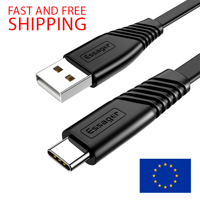 Essager USB C Cable For Samsung Xiaomi Redmi Note 7 K20 OnePlus 7 Pro