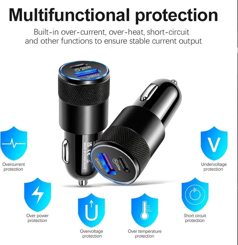 38W For Samsung Galaxy Fast Car Charger Kit USB Type C Cable Wall Adapter Block gallery