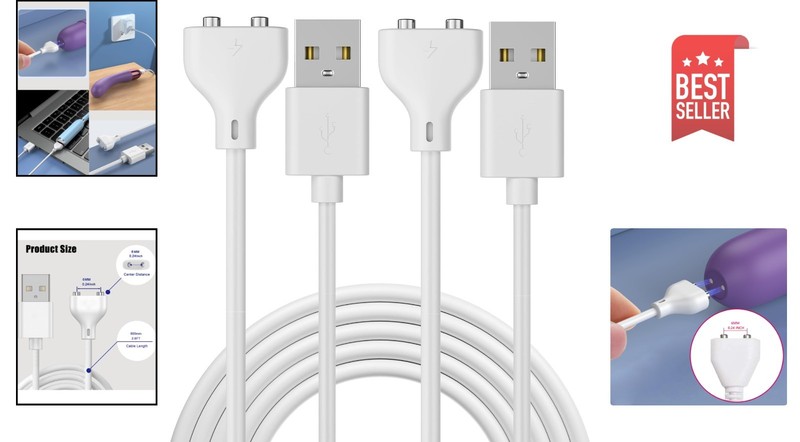 Versatile 2.6Ft Magnetic USB Charger Cable Set, Perfect for Toys & More gallery