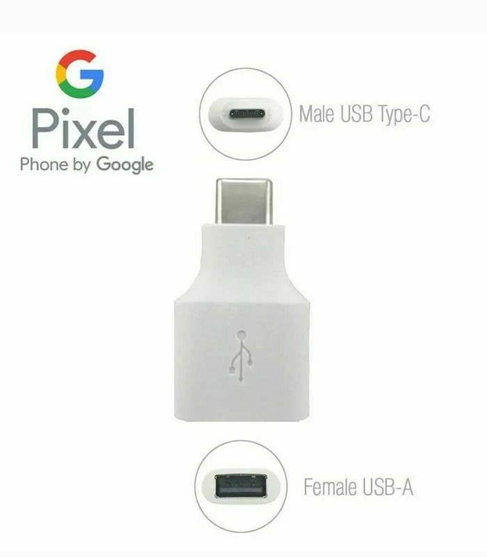 2x OEM Google Type-C Adapter to USB