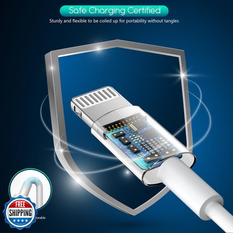 iPhone Charger [MFi Certified] Long 2 Pack 10FT Lightning Cable Cube iPhone C gallery