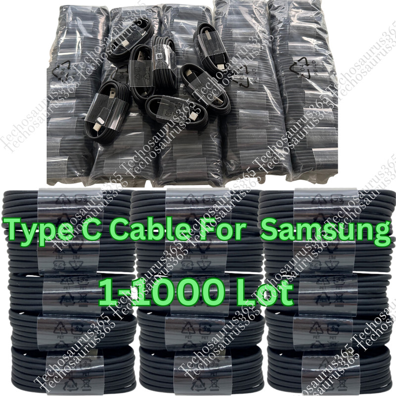 USB Type C Fast Charging Charger Cable For Samsung S8 S9 S10 S20 WHOLESALE LOT