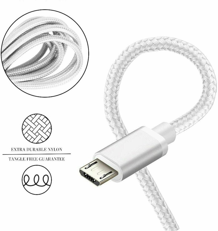 Micro USB Fast Charger Data Sync Cable Braided Cord For Samsung Android 3 6 10ft gallery