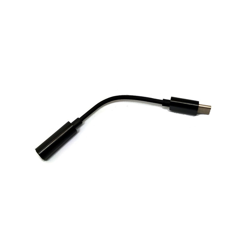 Type-C USB C Male to 3.5mm Audio Speakder Female Adapter Black Color Yb