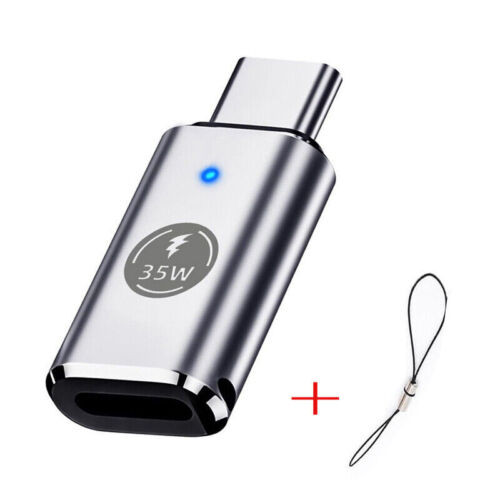35W USB-C Male to iOS Female Adapter + lanyard For iPhone 15 Pro Max 15 Plus X2