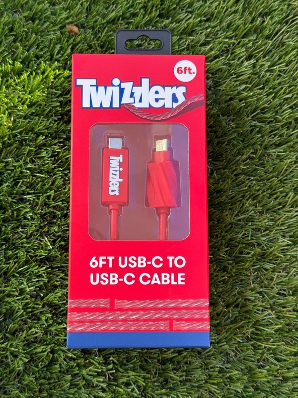 Twizzler’S 6 Ft USB C to USB C Charging Cable : Hershey Official License Product