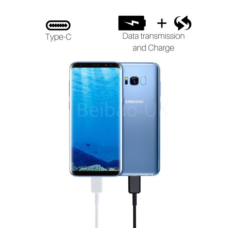 For Samsung Galaxy S21 S20 S9 A51 A14 A13 5G A03S A12 Fast Charger & USB-C Cable gallery