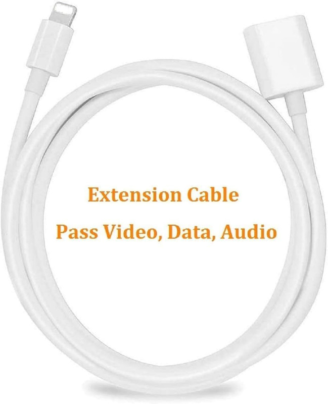 Iphone Charger Extension Cable Compatible for Iphone/Ipad,[Mfi Certified] Lightn gallery