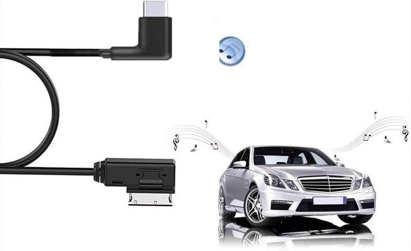 2 in 1 AMI Music Interface Charg to Type C Adapter Aux Cable for A4 A3(MMI 3G... gallery
