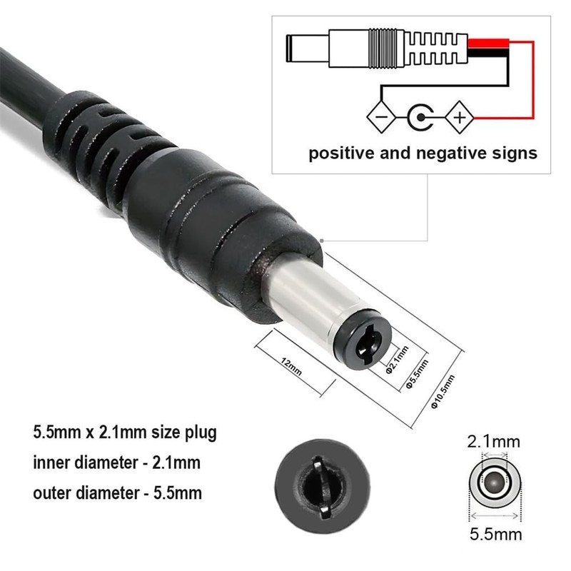 USB 3.1 Type-C USB-C Male Input to DC 12V 5.5x2.1mm Output Plug Power Cable P... gallery