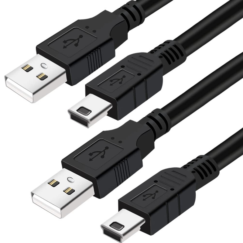 Mini-Usb Cable,2Pack 10Ft USB 2.0 Type a to Mini-B Charging Cord for Gopro Hero gallery