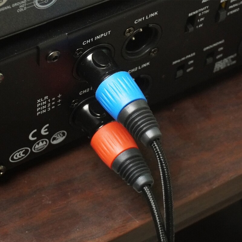 USB C to Double 3Pin Male Sound Cable Adapter for Speakers Power Amplifier gallery