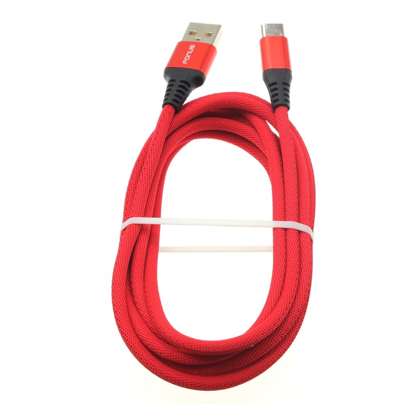 For Samsung Galaxy A71/A72/A73 – Type-C Red 6ft USB-C Cable Charger Cord Power