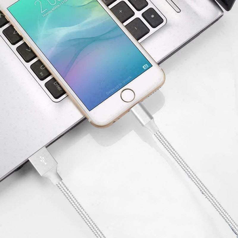 3 Pack Fast Charger Cable Heavy Duty Charging Cord For iPhone 13 12 11 X XR 8 7 gallery