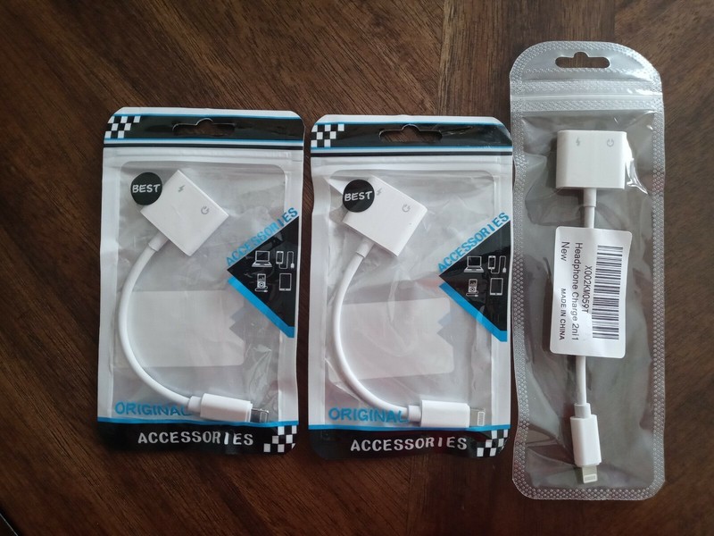 3Pk Headphonecharger 2 in 1.White