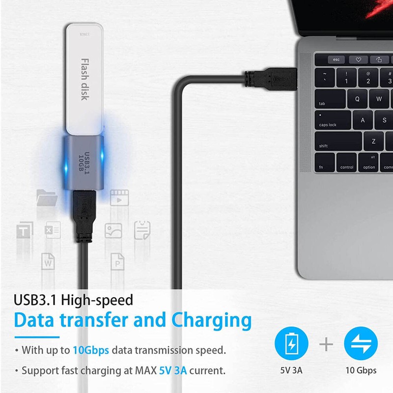 USA 10Gbps USB 3.1 A Female to Type C Female Converter OTG Adapter Fast Charging gallery