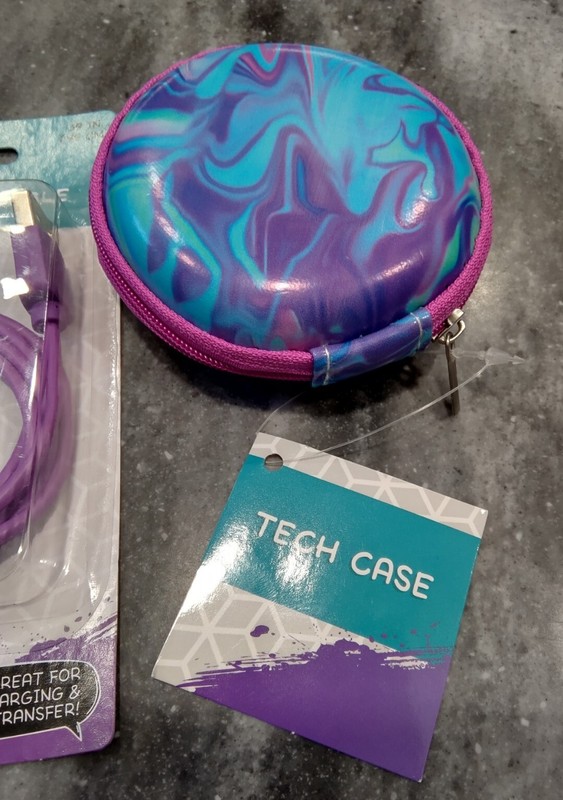 Purple Unicorn USB-C Charging Cable 3ft Fast Charge USB 2.0 BONUS CARRY CASE NEW gallery