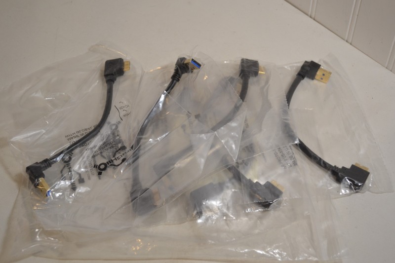 6 Pack – USB 3 Down A to Right Micro-B