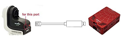 RJ12 Control Cable for Skywatcher AZ-GTI and AZ-GTE for Computerized Alt-Az T... gallery