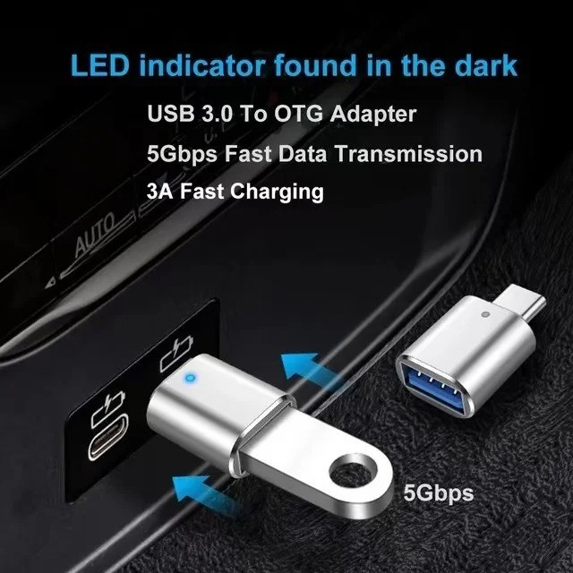 4 Pack USB-C 3.1 Male to USB A Female Adapter Converter OTG Type C Android Phone gallery