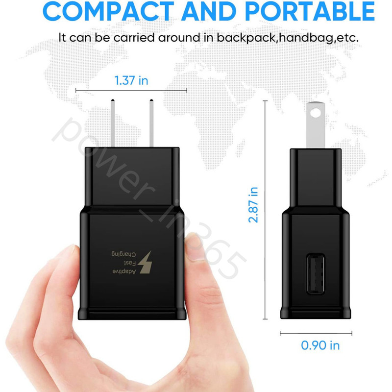 For Android Samsung Google USB Power Adapter Fast Wall Charger Plug Adaptive Lot gallery
