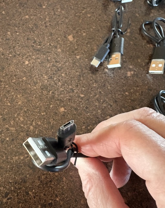 USB-C to USB Cable - Set Of 10 - One foot long Each gallery