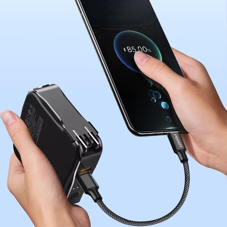 PISEN Short Type C Cable 0.2m Fast Charging for Power Bank Xiaomi Honor gallery