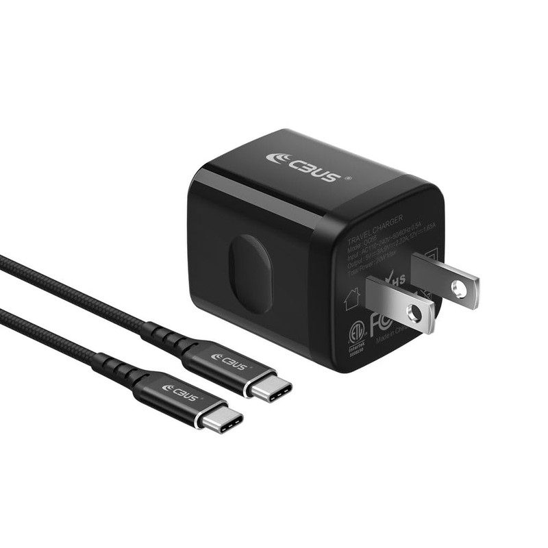CBUS Motorola Charger Block and 10ft Braided Fast Charging USB Cable for Moto...