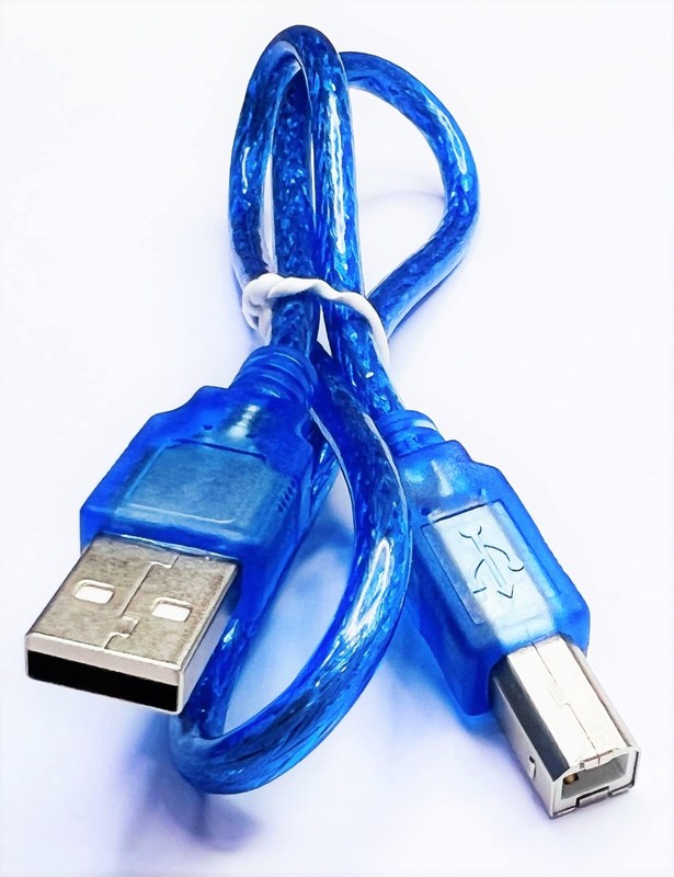 USB Cable for Arduino Uno Mega USB 2.0 Cable Type A/B Adapter 2 PCS gallery