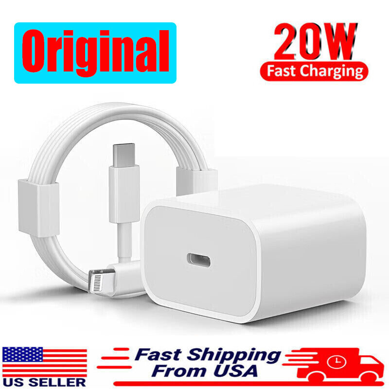 Original USB-C Wall Fast Charger Block Cable For Samsung iPhone Android Phone gallery