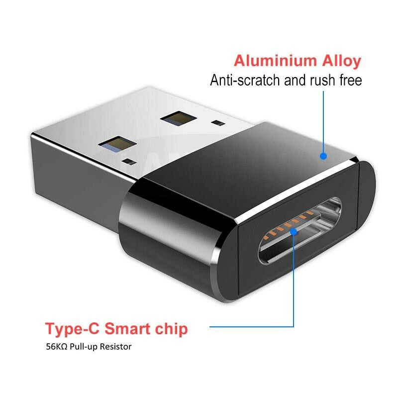 USB TYPE-C TO USB TYPE-A Male adapter Converter A For laptop and Type c phone gallery