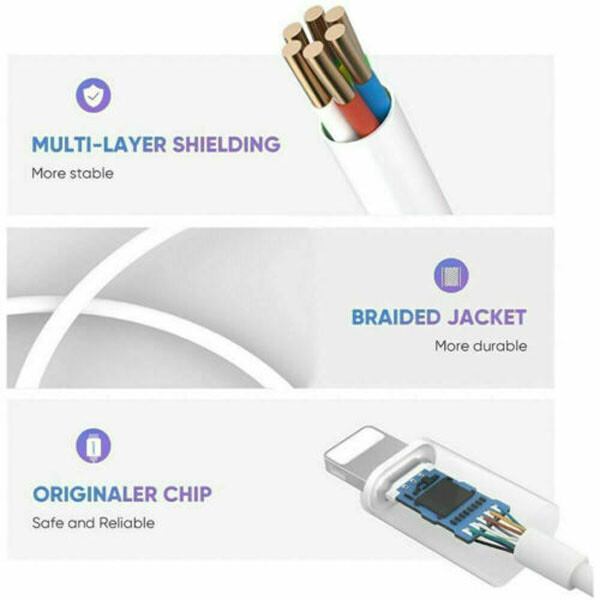 For iPhone Headphone lot Adapter Jack 8Pin to 3.5mm Aux Cord Dongle Converter gallery