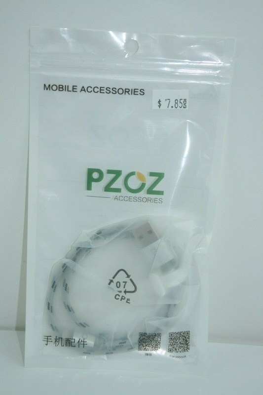 PZOZ Phone Cable - Fast Charging, Durable, Gray (US) gallery