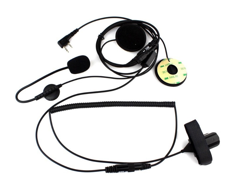 KENWOOD PUXING LINTON QUANSHENG COMPATIBLE OPEN HELMET MICRO SPEAKER KIT