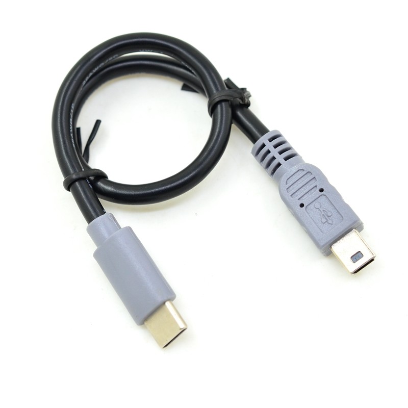 USB 3.1 Type C Male to Mini USB Male Connector Data Cable Adapter Converter Cord