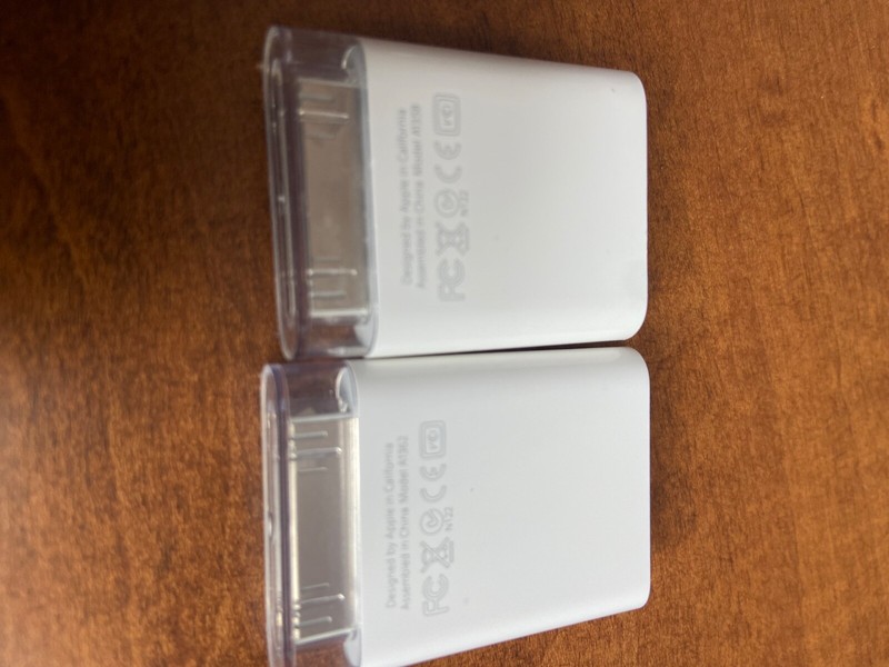 Apple Adapters (2) for old iPad and Camera gallery