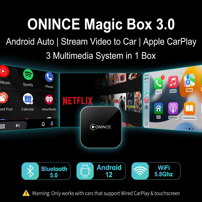 CarPlay AI Box 2025 Upgrade – Magic Box 3.0 with Wireless CarPlay & Android A... gallery