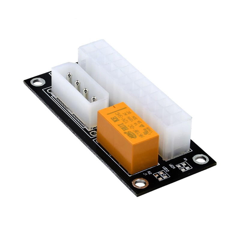 24 Pin Dual Power Supply Synchronous Starting Cable Line Sync Starter Adapter gallery