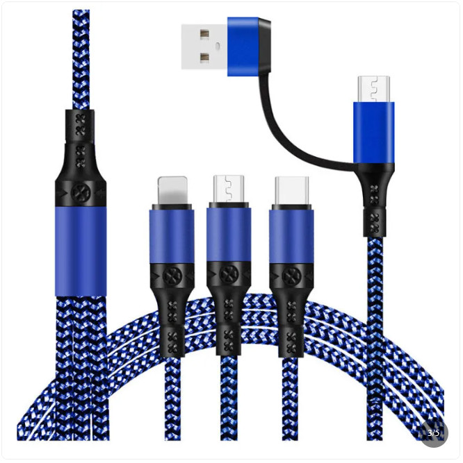 All in One 5 in 1 Charging Cable Travel Fast Charger USB Type C Kit gallery