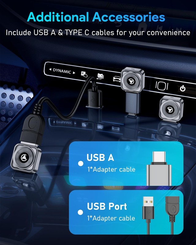 Visoud Wireless CarPlay Adapter iPhone Apple—Ultra Mini(60% Reduced Size),202... gallery