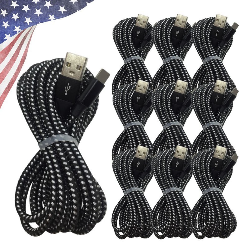 Heavy Duty Fast Charger Cable 6/10Ft Charging Cord For iPhone 8 XR X 11 12 13 14