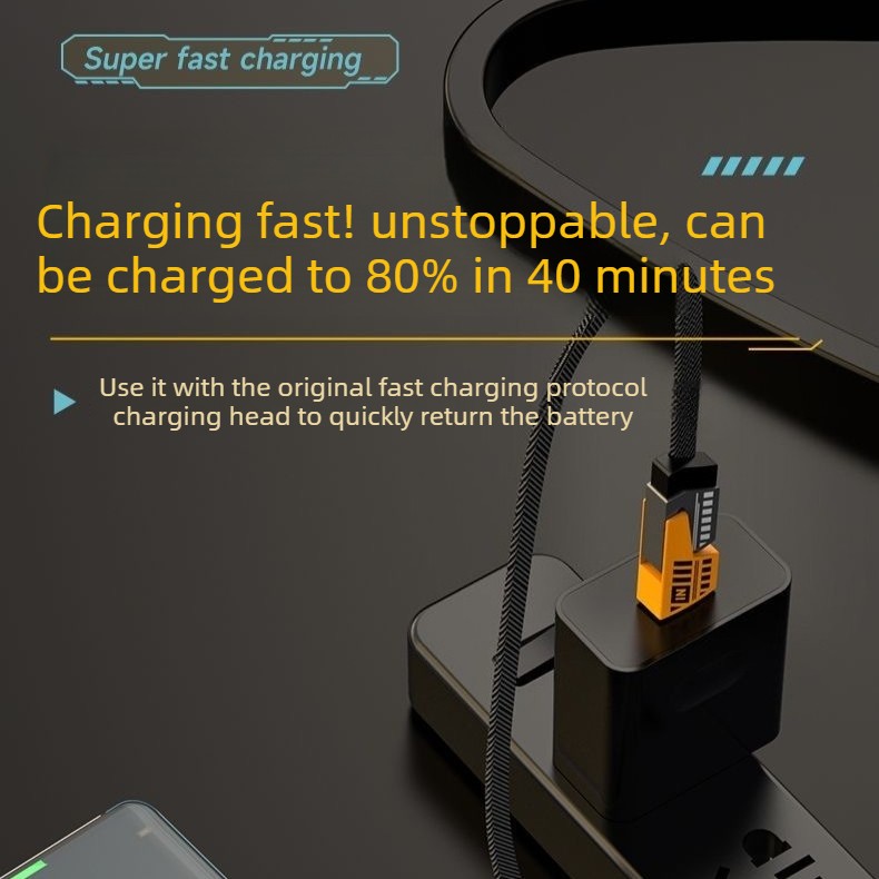 4-in-1 USBC Cable PD27W/65W Dual Type-C Fast Charging Data Cord for Laptop/Phone gallery