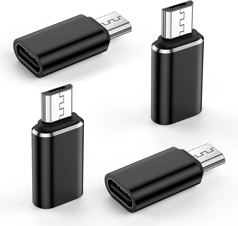 USB-C to Micro USB Adapter, 4Pack Type C Female to Micro USB Male Converter | US