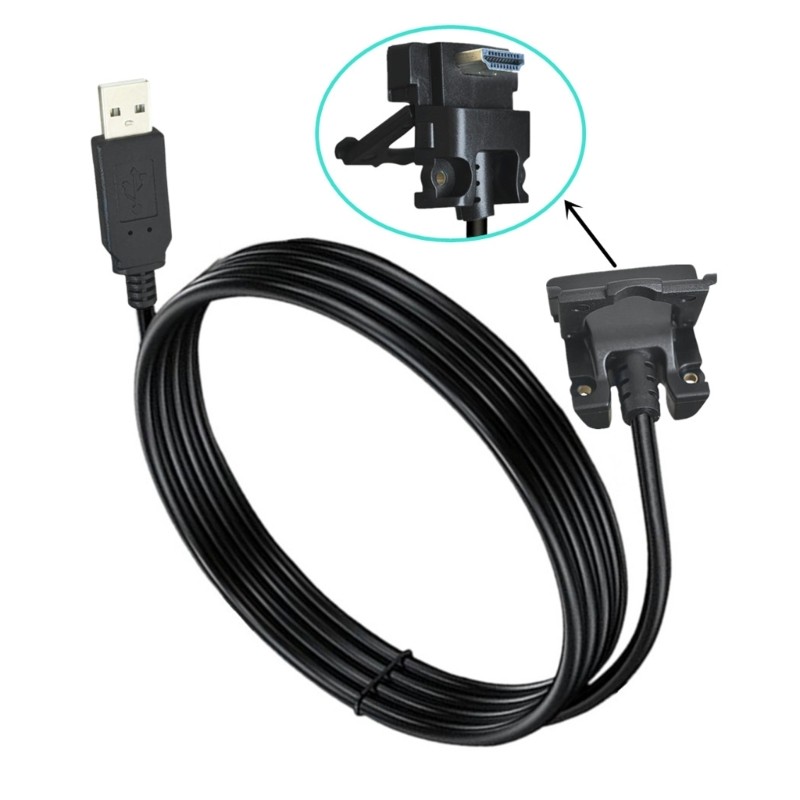 USB A Male To Angled HDTV Cable Cord For IPP3320 IPP350 ISS250 POS System gallery