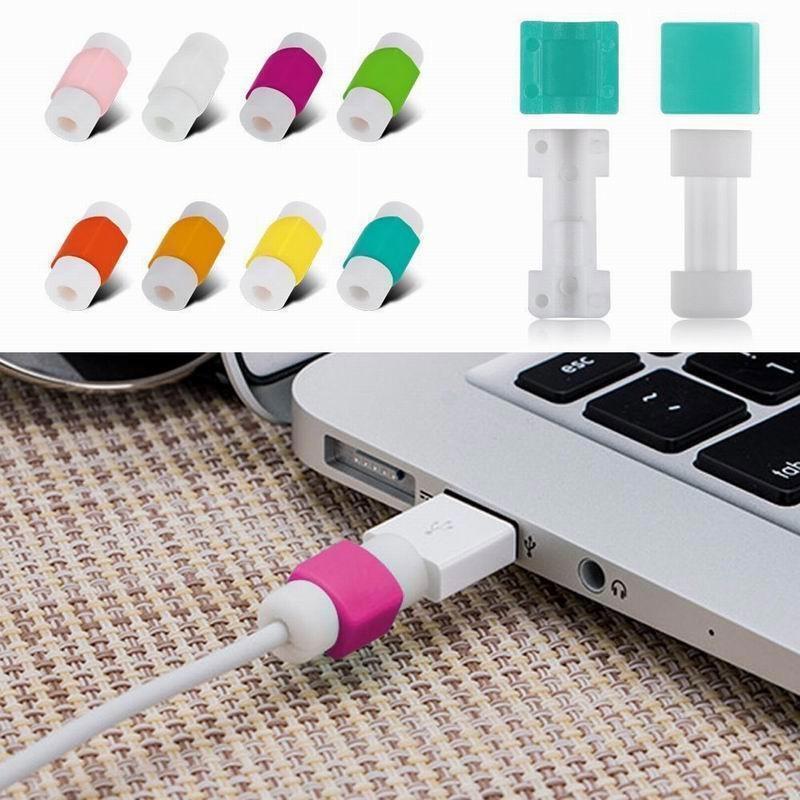 10PCS Protector Saver Cover for iPhone 6/7/Phones USB Charger Cable Cord Wire gallery