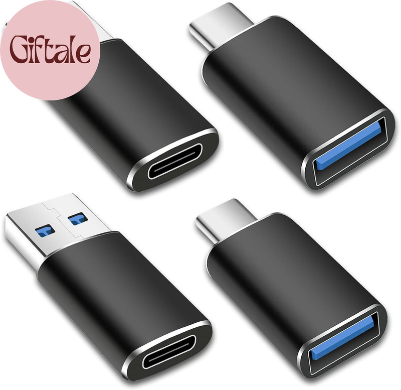 4 Pack USB to USB C OTG Adapter, 2Pack Type C Female to a Male Charger Converter gallery